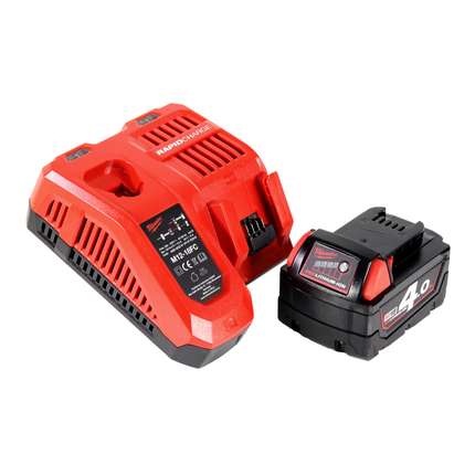 Milwaukee M18 BLPD2-401 FC Perceuse-visseuse à percussion sans fil 82 Nm 18V Brushless + 1x Batterie 4,0 Ah + Chargeur