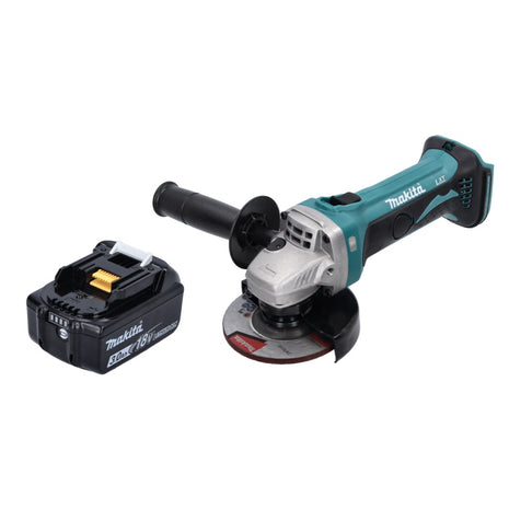 Makita DGA 452 F1 cordless angle grinder 18 V 115 mm + 1x rechargeable battery 3.0 Ah - without charger