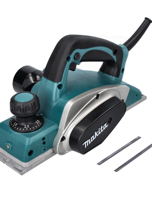 Makita KP 0800 Rabot à feuillure / rabot électrique 620 W 82 mm + lame réversible - sans mallette