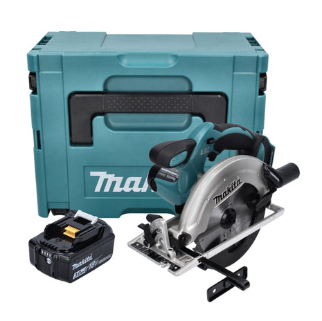 Makita DSS 611 F1J Scie circulaire sans fil 18 V 165 mm + 1x Batterie 3,0 Ah + Coffret Makpac - sans chargeur