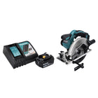 Makita DSS 611 RF1 18 V 165 mm sierra circular sin cable + 1x 3.0 Ah batería + cargador