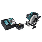 Makita DSS 611 RM1 Scie circulaire manuelle sans fil 18 V 165 mm + 1x batterie 4,0 Ah + chargeur