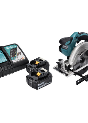 Makita DSS 611 RM Akku Handkreissäge 18 V 165 mm + 2x Akku 4,0 Ah + Ladegerät