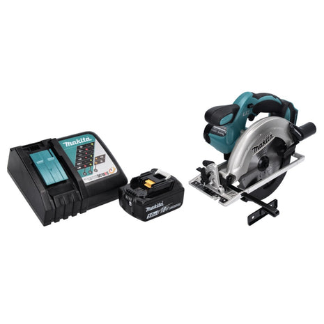 Sega circolare a batteria Makita DSS 611 RT1 18 V 165 mm + 1x batteria 5,0 Ah + caricabatterie