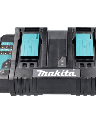 Cargador doble Makita DC 18 SH 2x 14,4 V 2x 18 V (36 V) LXT (199687-4) Corriente de carga de 2,6 amperios