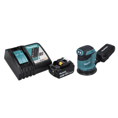 Makita DBO 180 RT1 Akku Exzenterschleifer 18 V 125 mm + 1x Akku 5,0 Ah + Ladegerät - Toolbrothers