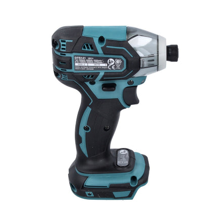 Makita DTS 141 F1 cordless impulse screwdriver 18 V 40 Nm 1/4" brushless + 1x rechargeable battery 3.0 Ah - without charger