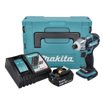 Makita DTS 141 RT1J akumulatorowa wkrętarka impulsowa 18 V 40 Nm 1/4" bezszczotkowa + 1x akumulator 5,0 Ah + ładowarka + Makpac