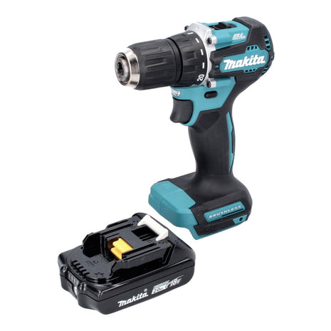 Makita DDF 487 A1 cordless drill driver 18 V 40 Nm brushless + 1x rechargeable battery 2.0 Ah - without charger