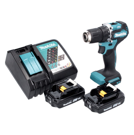 Makita DDF 487 RA Perceuse-visseuse sans fil 18 V 40 Nm Brushless + 2x batterie 2,0 Ah + chargeur