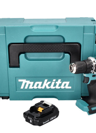 Makita DDF 487 A1J Akumulatorowa wiertarko-wkrętarka 18 V 40 Nm bezszczotkowa + 1x akumulator 2,0 Ah + Makpac - bez ładowarki