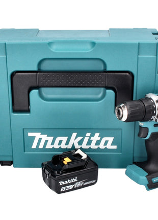 Makita DDF 487 T1J Akku Bohrschrauber 18 V 40 Nm Brushless + 1x Akku 5,0 Ah + Makpac - ohne Ladegerät - Toolbrothers