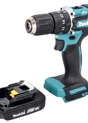 Makita DHP 487 A1 trapano a percussione a batteria 18 V 40 Nm senza spazzole + 1x batteria ricaricabile 2,0 Ah - senza caricabatteria