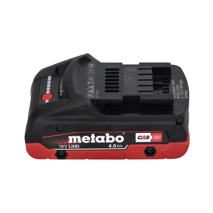 Set básico Metabo 18 V LiHD + 2x batería 4,0 Ah + cargador ASC 145 DUO + ​​metaBOX