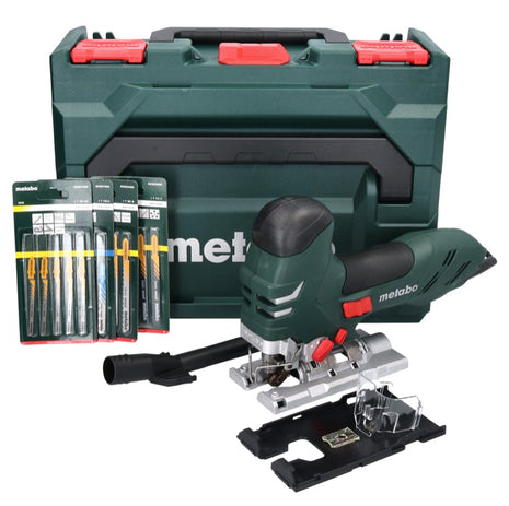 Metabo STE 140 Plus Set sierra de calar pendular 750 W (601403510) + 20x hojas de sierra de calar + metaBOX