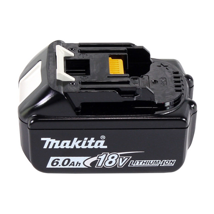 Kit di alimentazione Makita 18 V con - 1x batteria BL 1860 B 6,0 Ah (197422-4) + caricatore rapido multiplo DC 18 RE (198720-9)