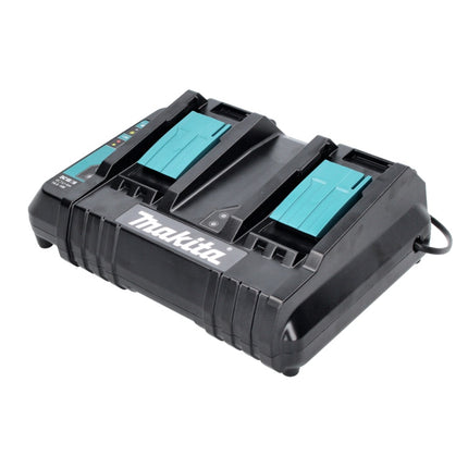 Makita Power Source Kit 18 V mit 2x BL 1840 B 4,0 Ah Akku ( 197265-4 ) + DC 18 SH Doppel Ladegerät ( 199687-4 ) + Makpac