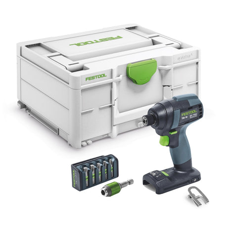 Festool TID 18-Basic Cordless Impact Driver 180Nm 1/4" 18V + Systainer Case + Bit set, 6 pcs. - without battery, without charger (576481)