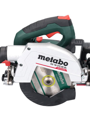 Sierra circular de batería Metabo KS 18 LTX 66 BL 18 V 165 mm + 1x batería 4,0 Ah + metaBOX - sin cargador