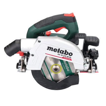 Sierra circular de batería Metabo KS 18 LTX 66 BL 18 V 165 mm + 2 baterías 4,0 Ah + cargador + metaBOX