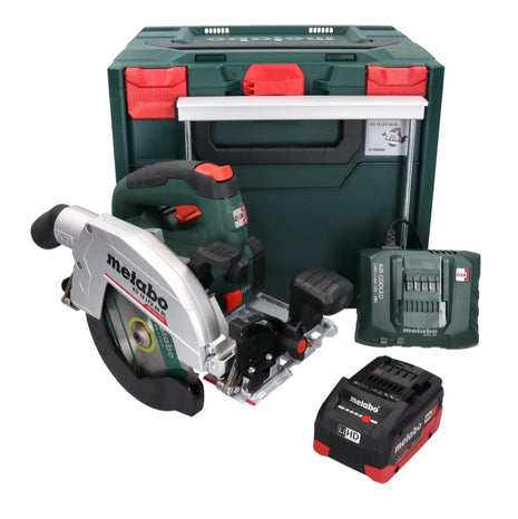 Metabo KS 18 LTX 66 BL Scie circulaire portative sans fil 18 V 165 mm + 1x batterie 8,0 Ah + chargeur + metaBOX