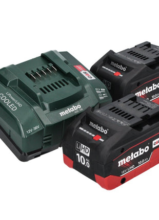 Scie circulaire sur batterie Metabo KS 18 LTX 66 BL 18 V 165 mm + 2x batteries 10,0 Ah + chargeur + métaBOX