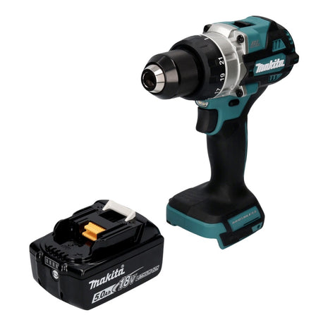 Makita DDF 486 T1 cordless drill driver 18 V 130 Nm brushless + 1x rechargeable battery 5.0 Ah - without charger