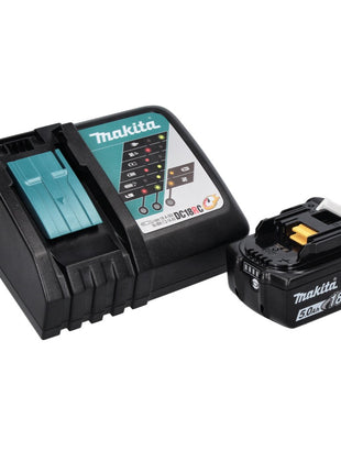 Makita DDF 486 RT1 Perceuse-visseuse sans fil 18 V 130 Nm Brushless + 1x batterie 5,0 Ah + chargeur