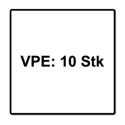 Metabo 10x Vlies Filterbeutel 6 L ( 2x 630164000 ) für AS 18 L PC Compact / AS 18 HEPA PC Compact