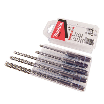 Makita DHR 202 Z Cordless combi hammer 18 V 2.0 J SDS Plus + 5-piece drill bit set - without battery, without charger