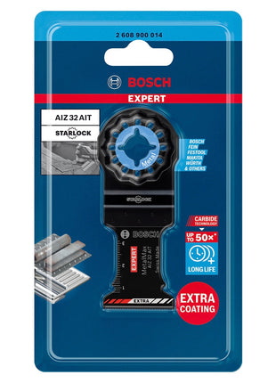 Bosch EXPERT AIZ 32 AIT Lama per sega ad affondamento Starlock 32 x 40 mm - 10 pz. ( 2608900016 ) per Metall Carbide MetalMax