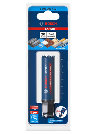 Bosch EXPERT Tough Material Sega a tazza 20 x 60 mm Carburo ( 2608900419 ) Universal - Successore del 2608594163