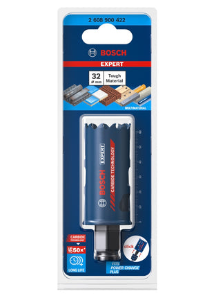 Sierra perforadora Bosch EXPERT Tough Material 32 x 60 mm de carburo (2608900422) universal - Sucesora de 2608594166