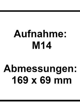 BOSCH EXPERT Vibration Control Handgriff M14 169 x 69 mm ( 2608900001 ) für Winkelschleifer - Nachfolger von 2602025181 - Toolbrothers