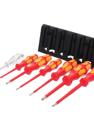 Wera 160i/7 Screwdriver Set Kraftform Plus VDE 1000 V + Phase Tester, 7 pcs.