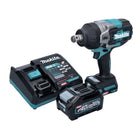 Makita TW 001 GM101 Clé à choc sans fil 40 V max. 1800 Nm Brushless XGT + 1x batterie 4,0 Ah + chargeur