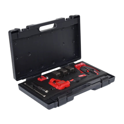 KS Tools Flarefix 1 juego de herramientas de abocardado universal 16 piezas (122.1290) para líneas de freno e hidráulicas
