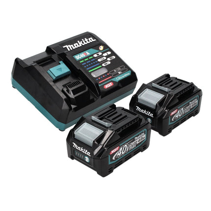 Makita TW 001 GM201 Perceuse-visseuse à chocs sans fil 40 V max 1800 Nm Brushless XGT + 2x Batteries 4.0 Ah + Chargeur + Coffret Makpac