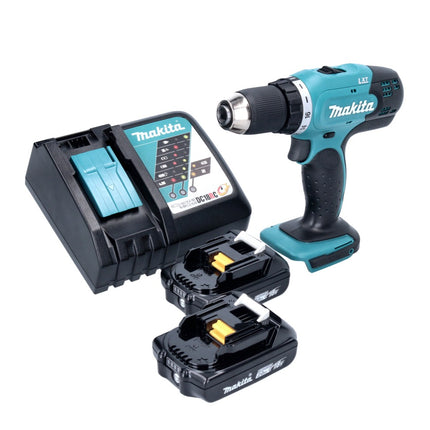 Makita DDF 453 RA cordless drill driver 18 V 42 Nm + 2x rechargeable battery 2.0 Ah + charger