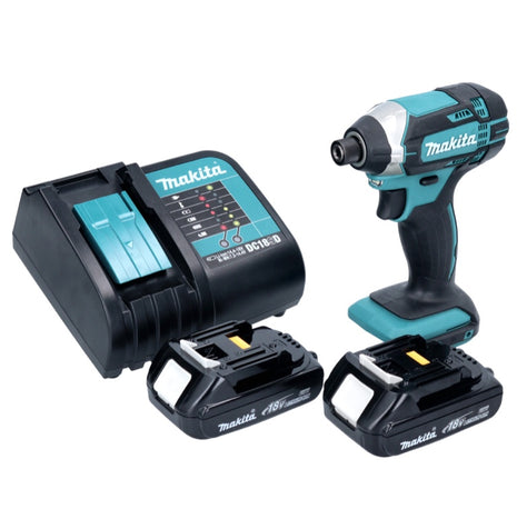 Makita DTD 152 SY cordless impact wrench 18 V 165 Nm + 2x rechargeable battery 1.3 Ah + charger