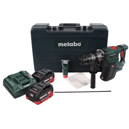 Metabo KHA 18 LTX BL 40 Akku Kombi Hammer 18 V 8,6 J SDS max Brushless + 2x Akku 8,0 Ah + Ladegerät + Koffer
