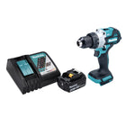 Taladro de percusión sin cable Makita DHP 486 RM1 18 V 130 Nm sin escobillas + 1x batería recargable 4,0 Ah + cargador