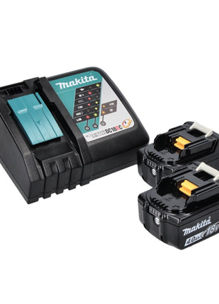 Makita DHP 486 RM trapano a percussione a batteria 18 V 130 Nm brushless + 2x batteria ricaricabile 4,0 Ah + caricabatterie