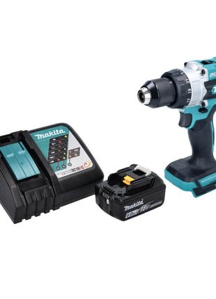 Makita DHP 486 RG1 Perceuse-visseuse à percussion sans fil 18 V 130 Nm Brushless + 1x batterie 6,0 Ah + chargeur