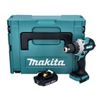Makita DHP 486 A1J cordless impact drill 18 V 130 Nm brushless + 1x rechargeable battery 2.0 Ah + Makpac - without charger