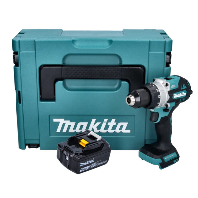 Makita DHP 486 G1J Akku Schlagbohrschrauber 18 V 130 Nm Brushless + 1x Akku 6,0 Ah + Makpac - ohne Ladegerät
