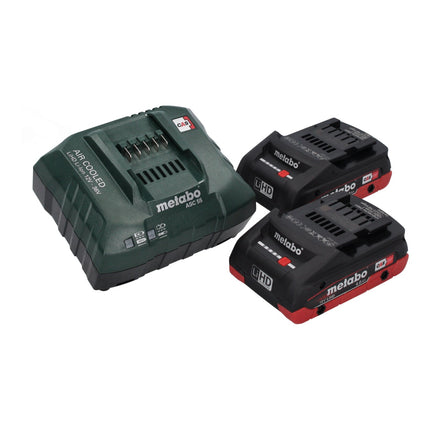 Metabo SSD 18 LT 200 BL Atornillador de impacto a batería 18 V 200 Nm 1/4" sin escobillas + 2x batería 4,0 Ah + cargador + metaBOX