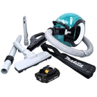 Makita DCL 501 A1 Akku Staubsauger 18 V Brushless + 1x Akku 2,0 Ah + Zubehör - ohne Ladegerät
