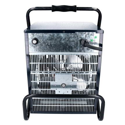 HausHalt IFJ03-400E Elektro Industrie Heizgerät 400 V 9 kW 3 Leistungsstufen 90 m² ( 51331373 ) für Werkstatt, Keller, Baustelle etc. inkl. Überhitzungsschutz