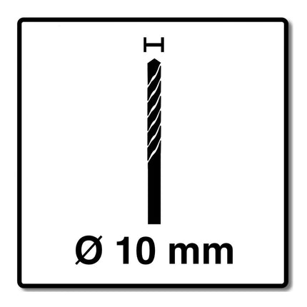 Alpen Profi Multicut PM Punta multifunzione in metallo duro 10,0 x 200 mm
